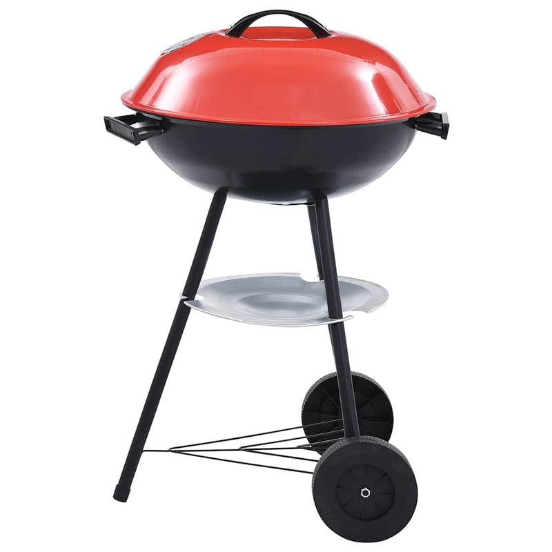 Afbeelding laden in galerijviewer, Vidaxl kogelbarbecue houtskool met wieltjes xxl 44 cm

