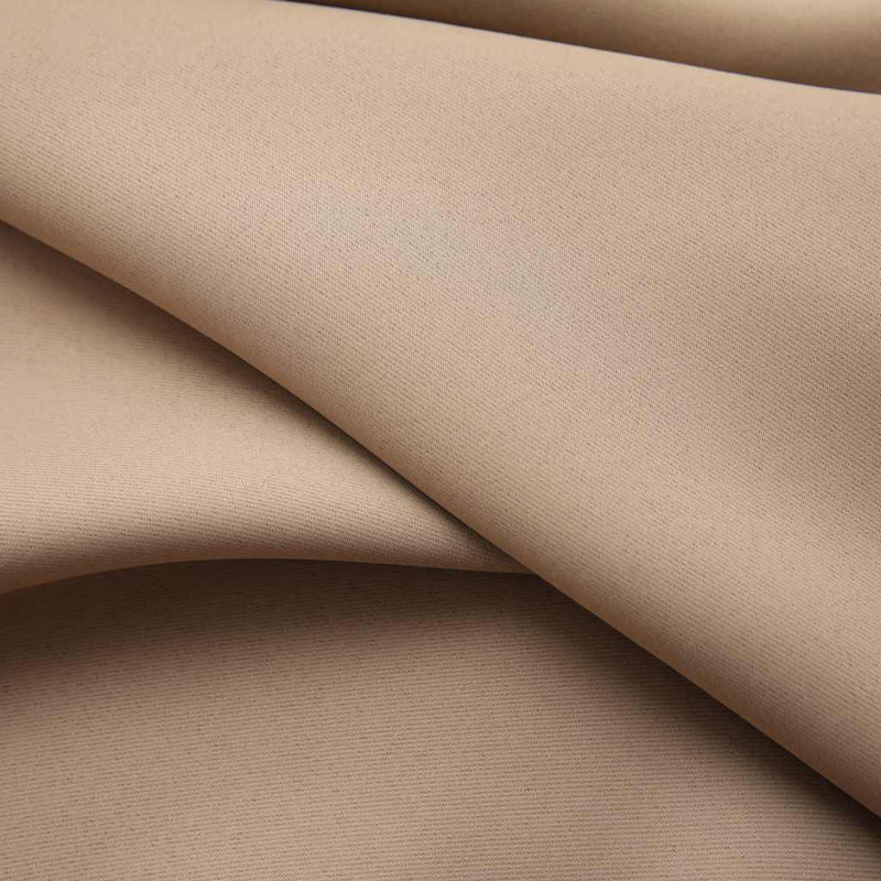 Afbeelding laden in galerijviewer, Vidaxl gordijnen verduisterend met haken 2 st 140x175 cm taupe
