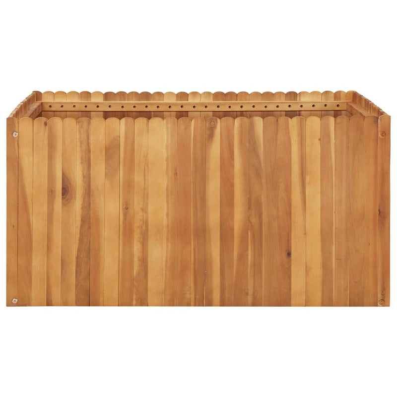 Afbeelding laden in galerijviewer, Vidaxl plantenbak verhoogd 100x100x50 cm massief acaciahout

