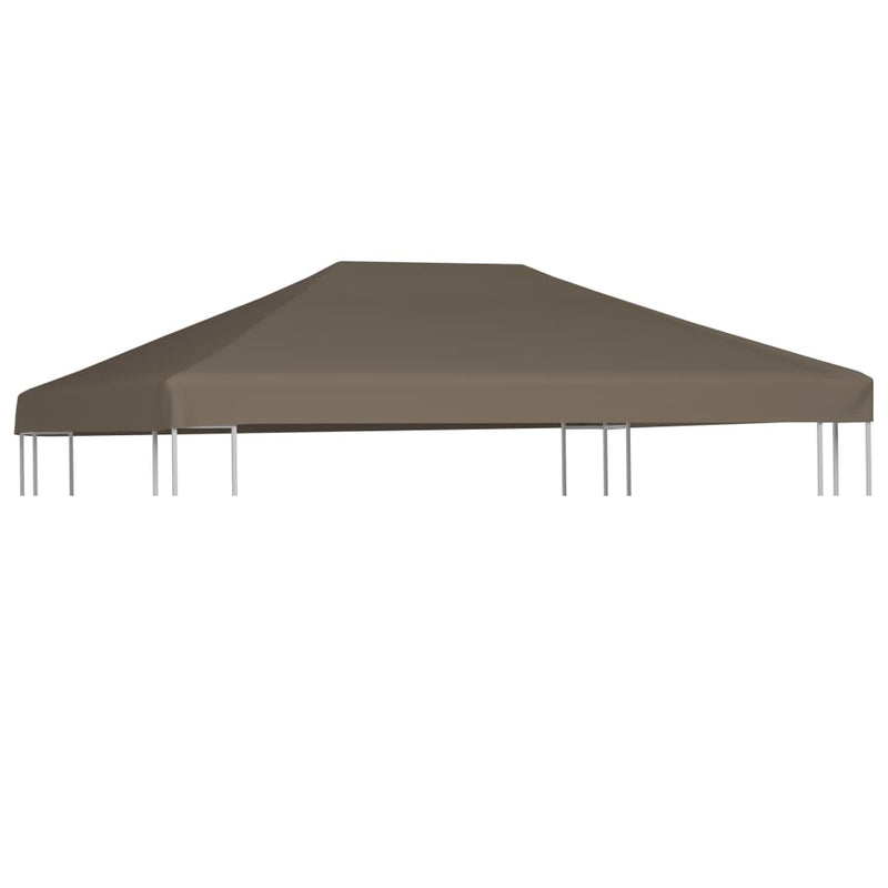 Afbeelding laden in galerijviewer, Vidaxl prieeldak 310 g m² 3x3 m taupe
