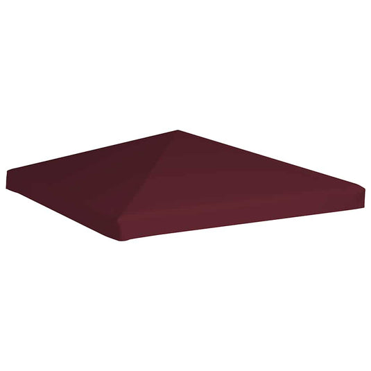 Vidaxl prieeldak 310 g m² 3x3 m bordeaux