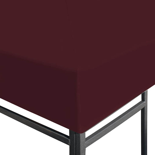 Vidaxl prieeldak 310 g m² 3x3 m bordeaux