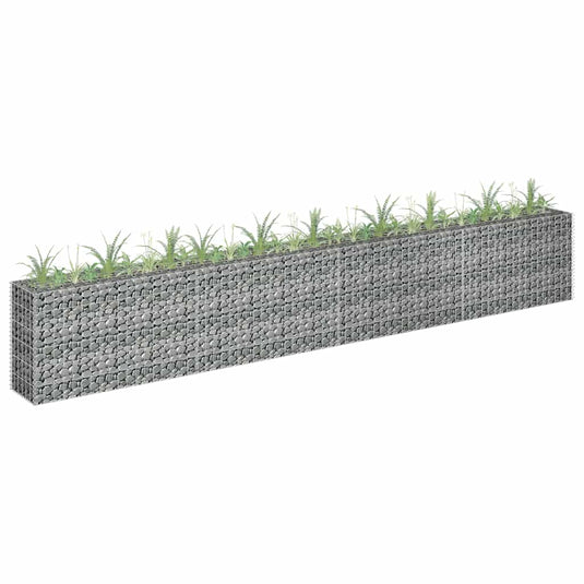 Vidaxl gabion plantenbak verhoogd 360x30x60 cm gegalvaniseerd staal