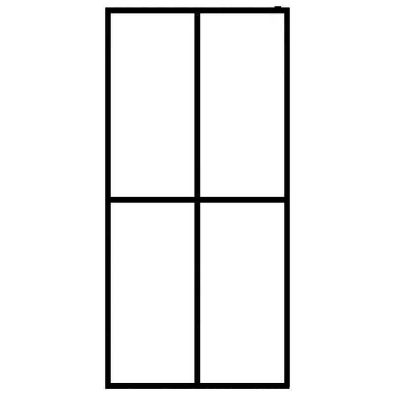 Afbeelding laden in galerijviewer, Vidaxl inloopdouchewand 90x195 cm mat gehard glas
