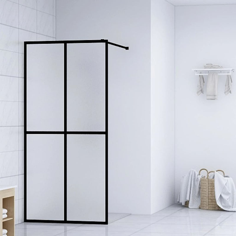 Afbeelding laden in galerijviewer, Vidaxl inloopdouchewand 90x195 cm mat gehard glas

