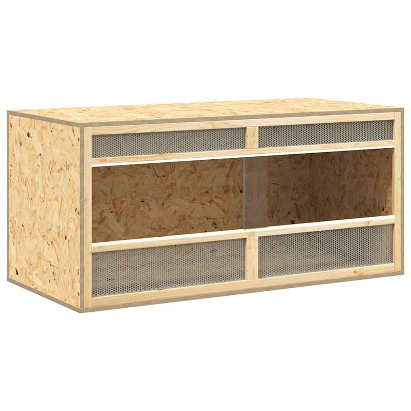 Afbeelding laden in galerijviewer, Vidaxl terrarium 100x47x47 cm bewerkt hout
