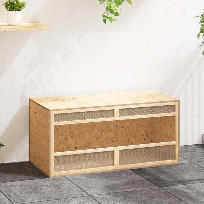 Afbeelding laden in galerijviewer, Vidaxl terrarium 100x47x47 cm bewerkt hout
