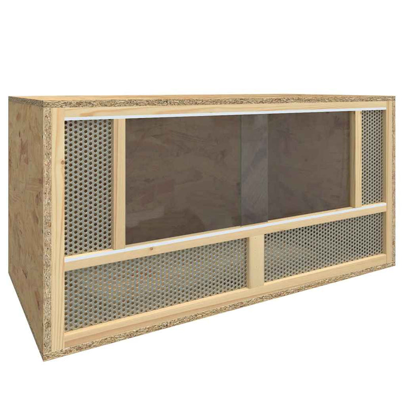 Afbeelding laden in galerijviewer, Vidaxl terrarium 80x40x40 cm bewerkt hout
