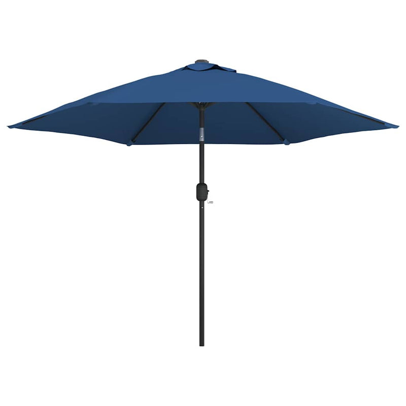 Afbeelding laden in galerijviewer, Vidaxl parasol met metalen paal 300 cm blauw
