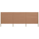 Vidaxl windscherm 3-panelen 400x160 cm stof taupe