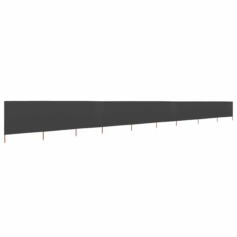 Afbeelding laden in galerijviewer, Vidaxl windscherm 9-panelen 1200x160 cm stof antraciet
