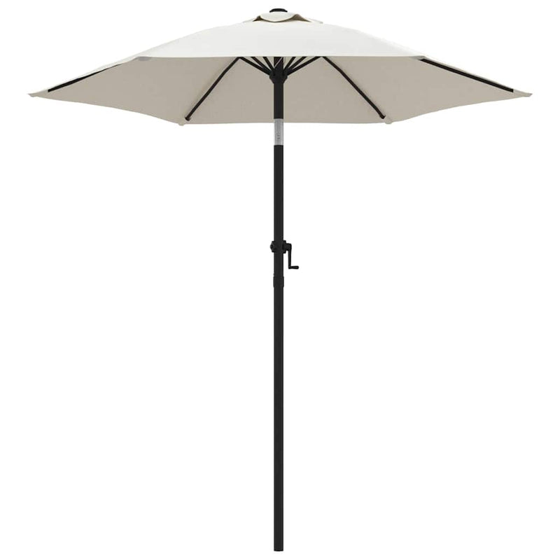 Afbeelding laden in galerijviewer, Vidaxl parasol 200x224 cm aluminium zandwit
