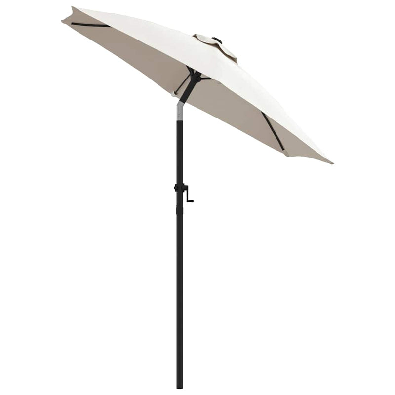 Afbeelding laden in galerijviewer, Vidaxl parasol 200x224 cm aluminium zandwit
