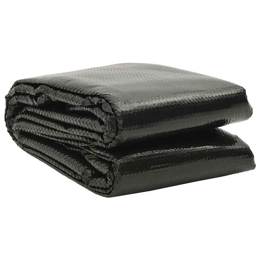 Vidaxl zwembadhoes 732x366 cm pe zwart