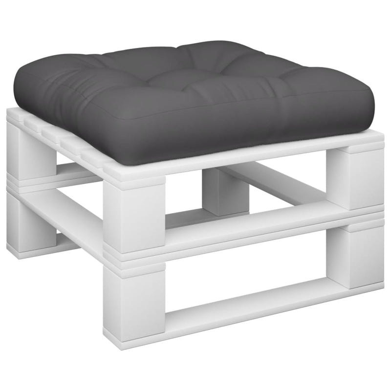 Afbeelding laden in galerijviewer, VidaXL Palletkussen 60x61,5x10 cm stof antracietkleurig
