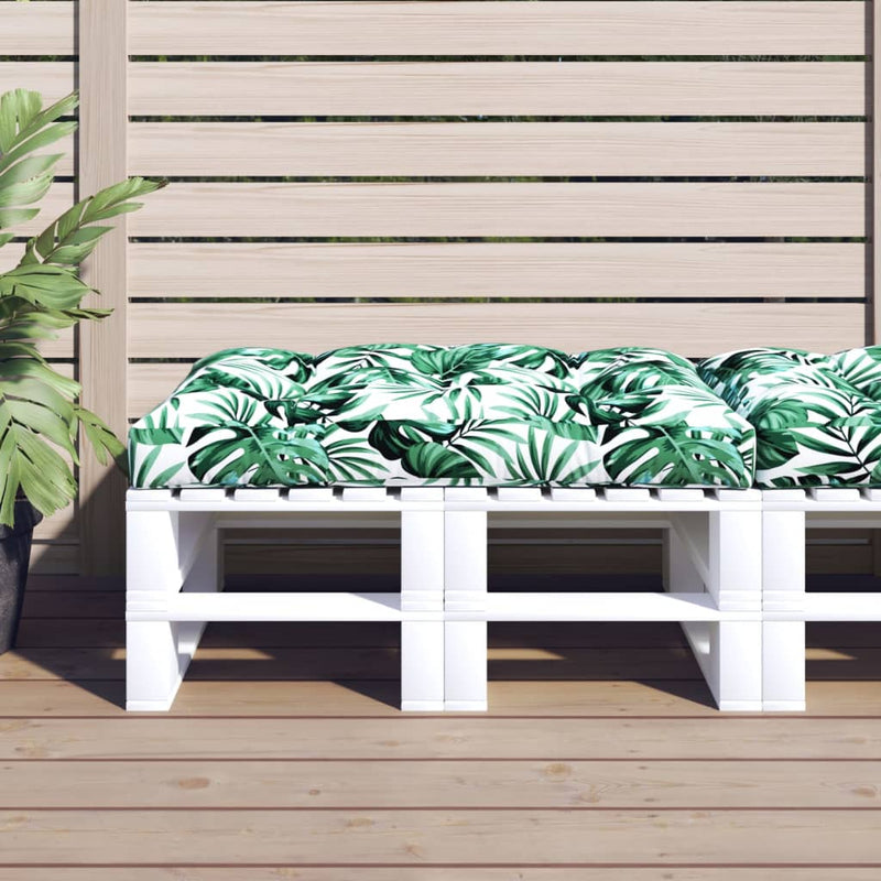 Afbeelding laden in galerijviewer, VidaXL Palletkussen 120x80x12 cm stof groen
