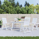 Vidaxl tuinstoelkussens 4 st 40x40x4 cm oxford stof crèmekleurig