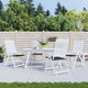 Vidaxl tuinstoelkussens 4 st 40x40x4 cm oxford stof zwart