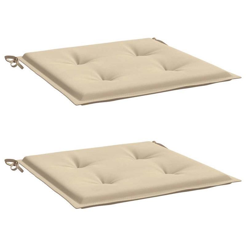 Afbeelding laden in galerijviewer, Vidaxl tuinstoelkussens 2 st 50x50x4 cm oxford stof beige
