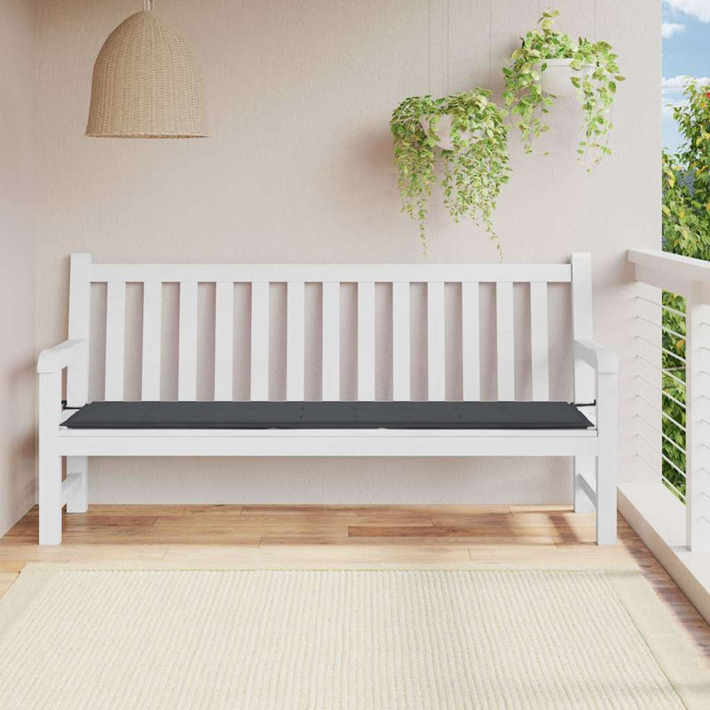 Afbeelding laden in galerijviewer, Vidaxl tuinbankkussen 200x50x4 cm oxford stof zwart
