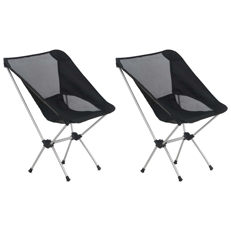 Afbeelding laden in galerijviewer, Vidaxl campingstoelen 2 st met draagtas 54x50x65 cm aluminium
