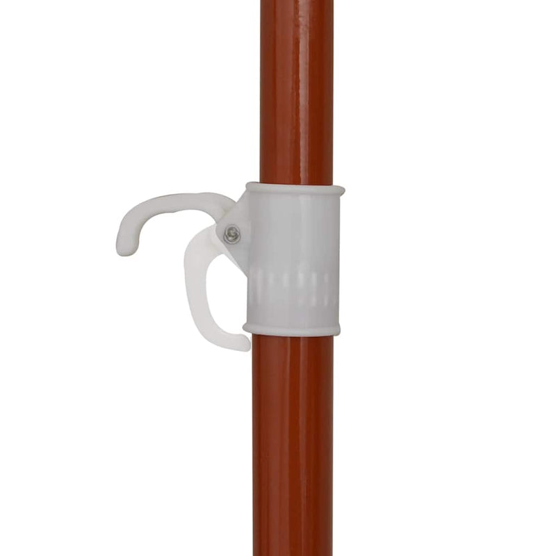 Afbeelding laden in galerijviewer, Vidaxl parasol met stalen paal 180 cm zandkleurig
