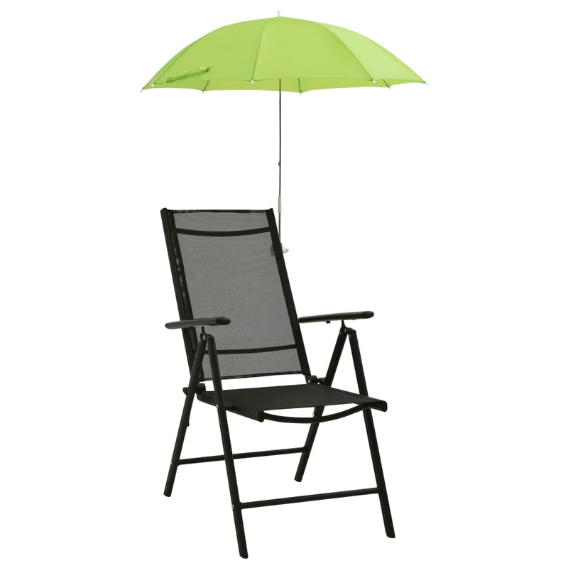 Afbeelding laden in galerijviewer, Vidaxl campingstoelparasols 2 st 105 cm groen
