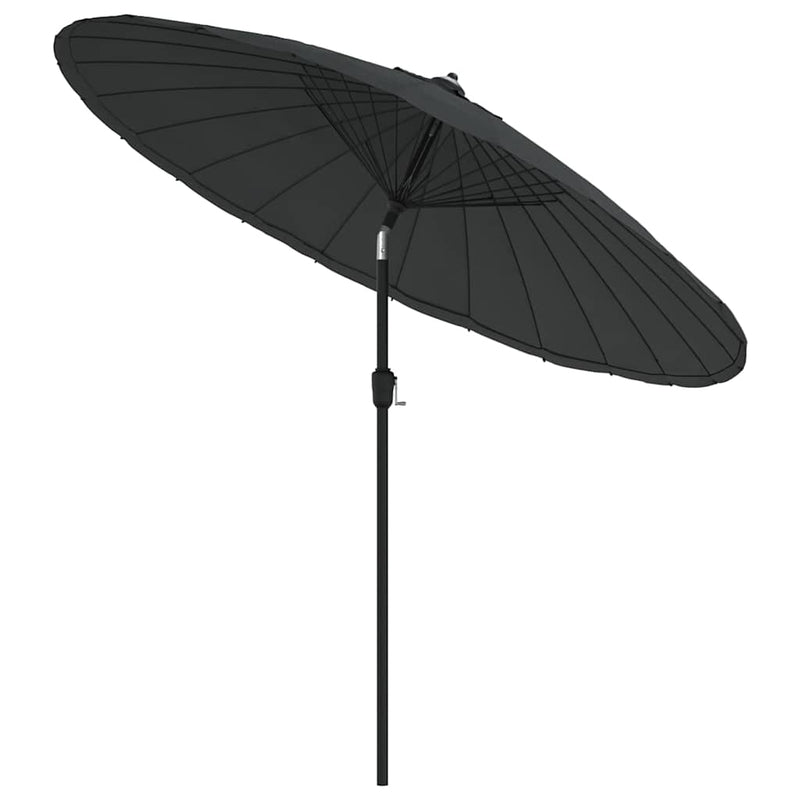 Afbeelding laden in galerijviewer, Vidaxl parasol met aluminium paal 270 cm antraciet
