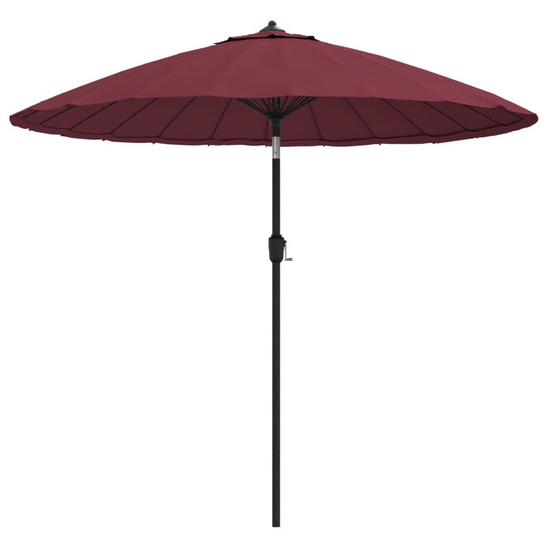 Afbeelding laden in galerijviewer, Vidaxl parasol met aluminium paal 250 cm bordeauxrood

