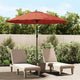 Vidaxl parasol met aluminium paal 270 cm terracottakleurig
