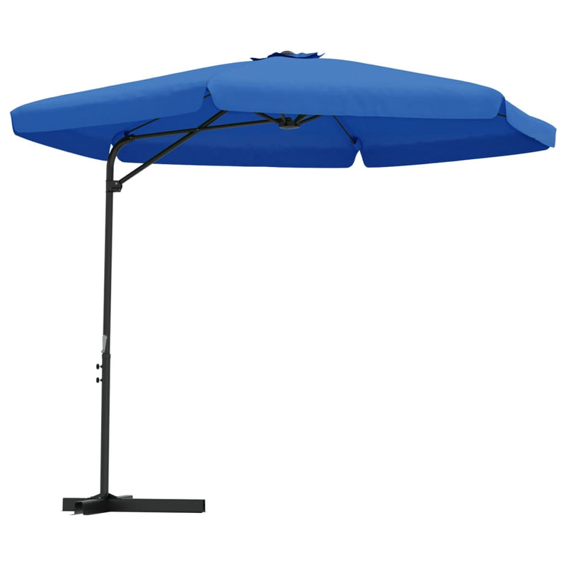 Afbeelding laden in galerijviewer, Vidaxl parasol met stalen paal 300 cm azuurblauw
