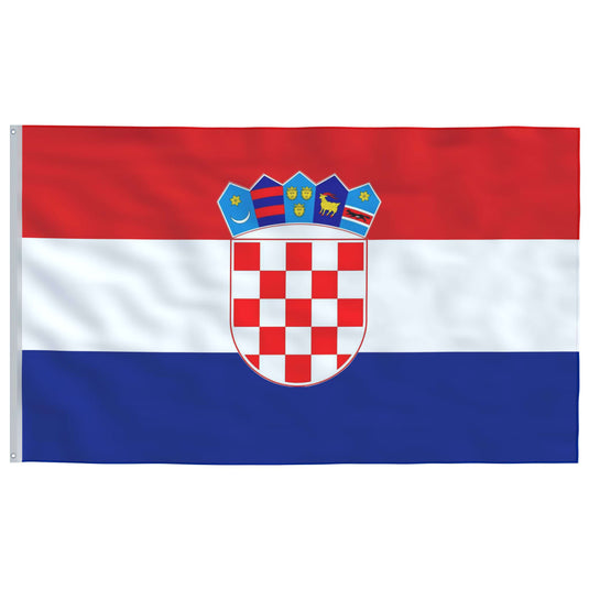 Vidaxl vlag kroatië 90x150 cm
