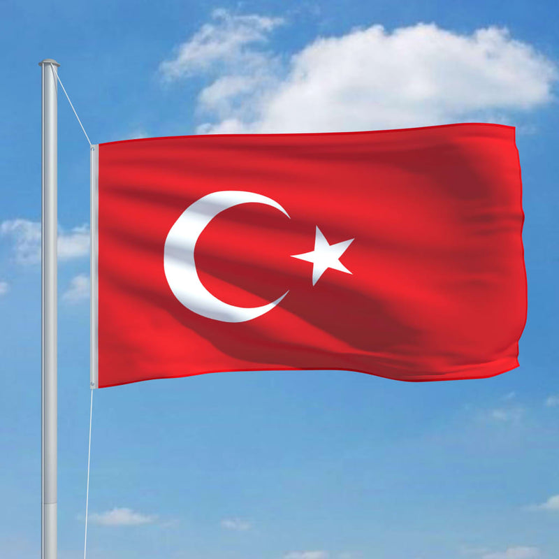 Afbeelding laden in galerijviewer, Vidaxl vlag turkije 90x150 cm
