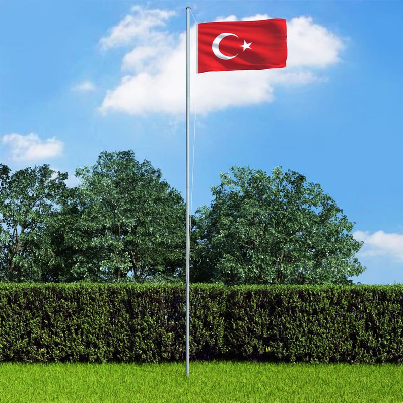 Afbeelding laden in galerijviewer, Vidaxl vlag turkije 90x150 cm
