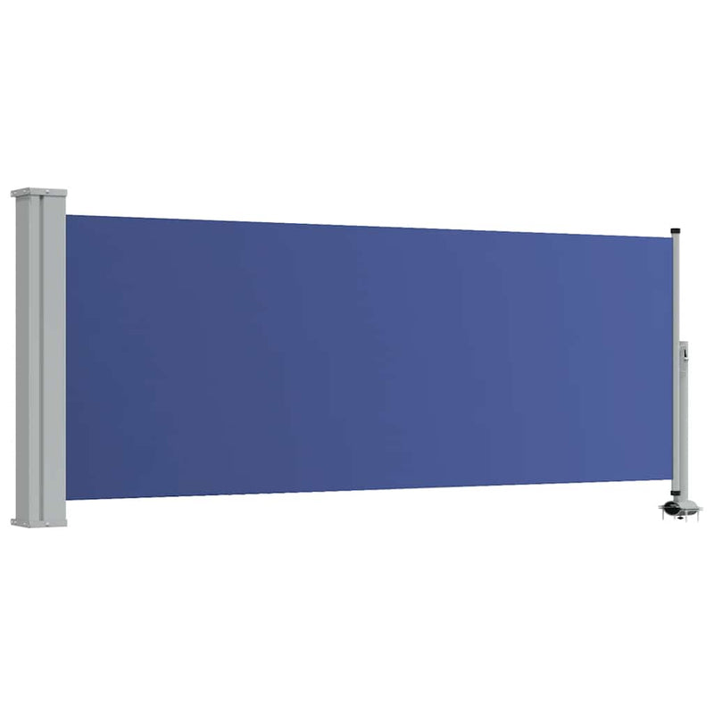 Afbeelding laden in galerijviewer, Vidaxl tuinscherm uittrekbaar 100x300 cm blauw
