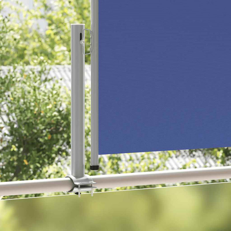 Afbeelding laden in galerijviewer, Vidaxl tuinscherm uittrekbaar 100x300 cm blauw
