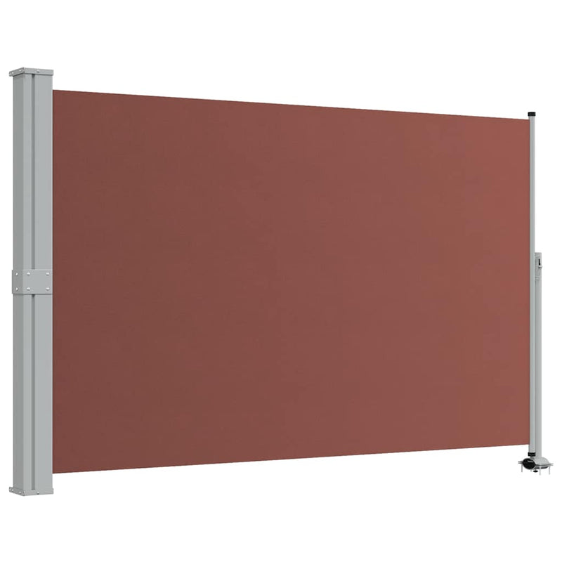 Afbeelding laden in galerijviewer, Vidaxl tuinscherm uittrekbaar 160x300 cm bruin
