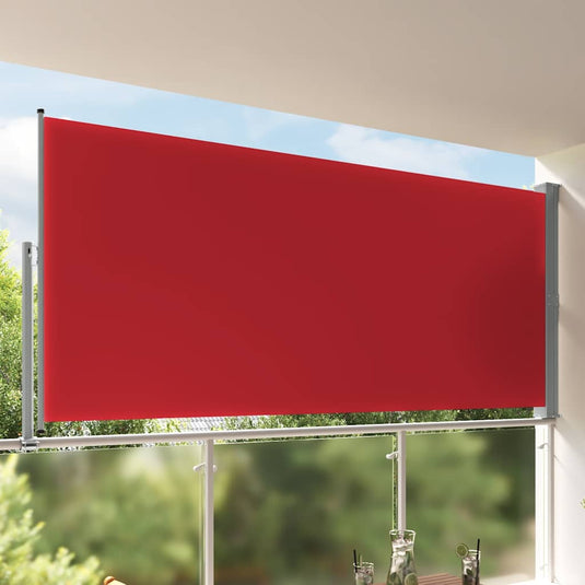 Vidaxl tuinscherm uittrekbaar 160x300 cm rood