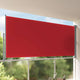 Vidaxl tuinscherm uittrekbaar 160x300 cm rood