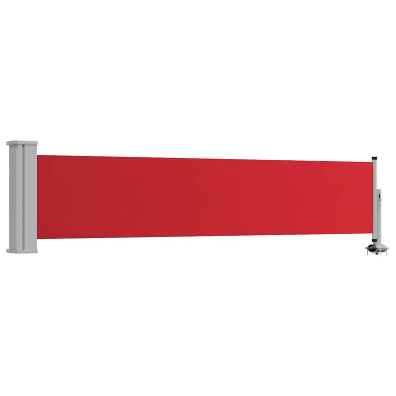 Afbeelding laden in galerijviewer, Vidaxl tuinscherm uittrekbaar 60x300 cm rood

