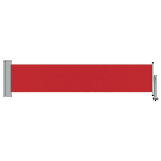Vidaxl tuinscherm uittrekbaar 60x300 cm rood
