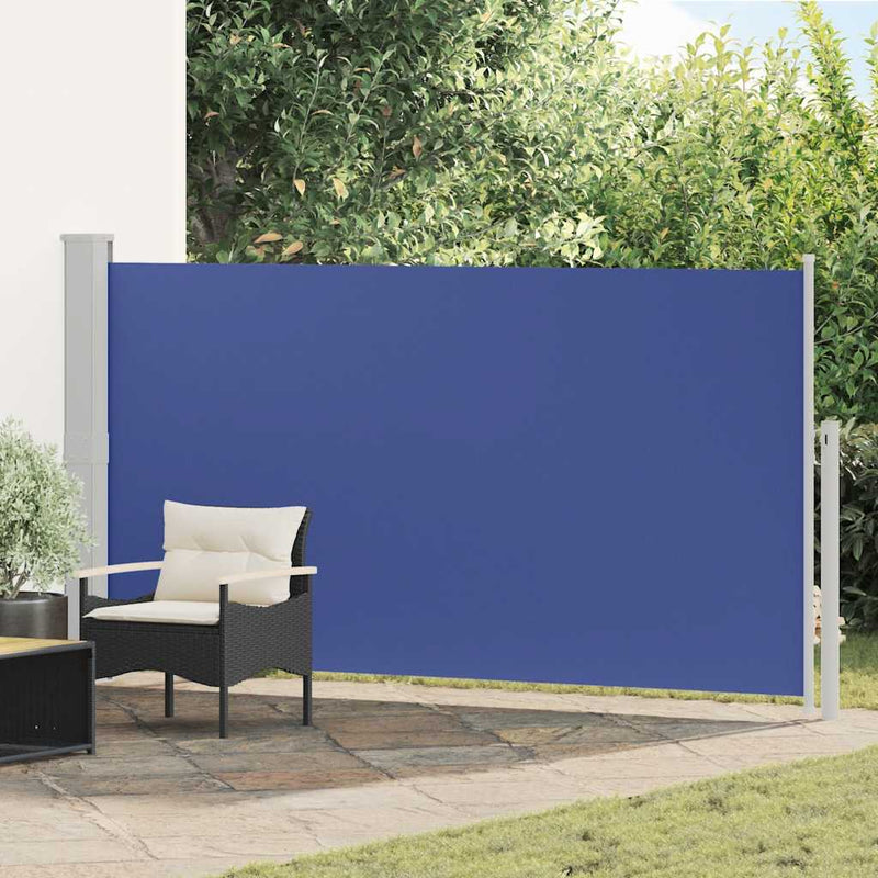 Afbeelding laden in galerijviewer, Vidaxl tuinscherm uittrekbaar 170x300 cm blauw
