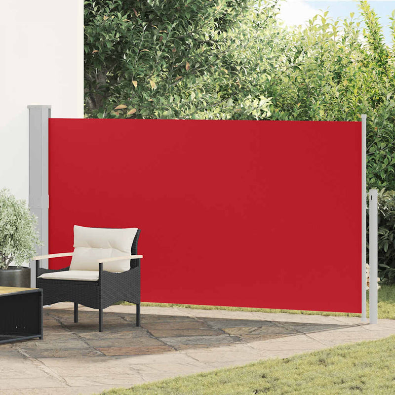 Afbeelding laden in galerijviewer, Vidaxl tuinscherm uittrekbaar 170x300 cm rood
