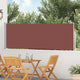 Vidaxl tuinscherm uittrekbaar 100x500 cm bruin