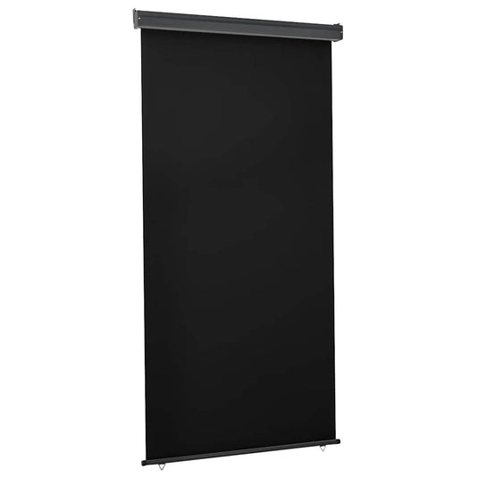 Vidaxl balkonscherm 125x250 cm zwart