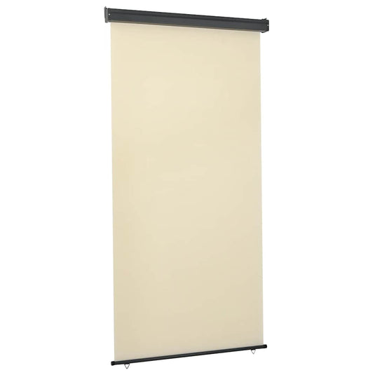 Vidaxl balkonscherm 125x250 cm crèmekleurig