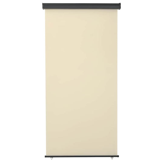 Vidaxl balkonscherm 125x250 cm crèmekleurig
