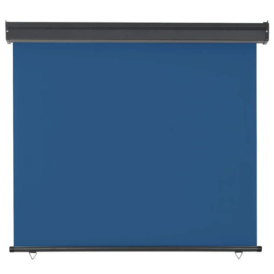 Vidaxl balkonscherm 125x250 cm blauw