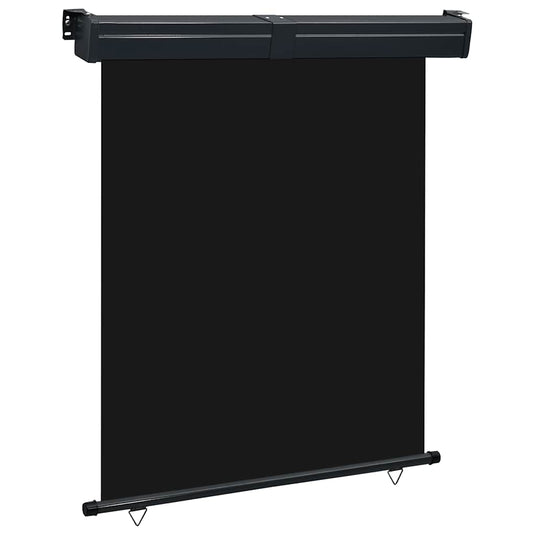 Vidaxl balkonscherm 145x250 cm zwart