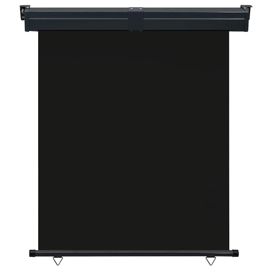 Vidaxl balkonscherm 145x250 cm zwart